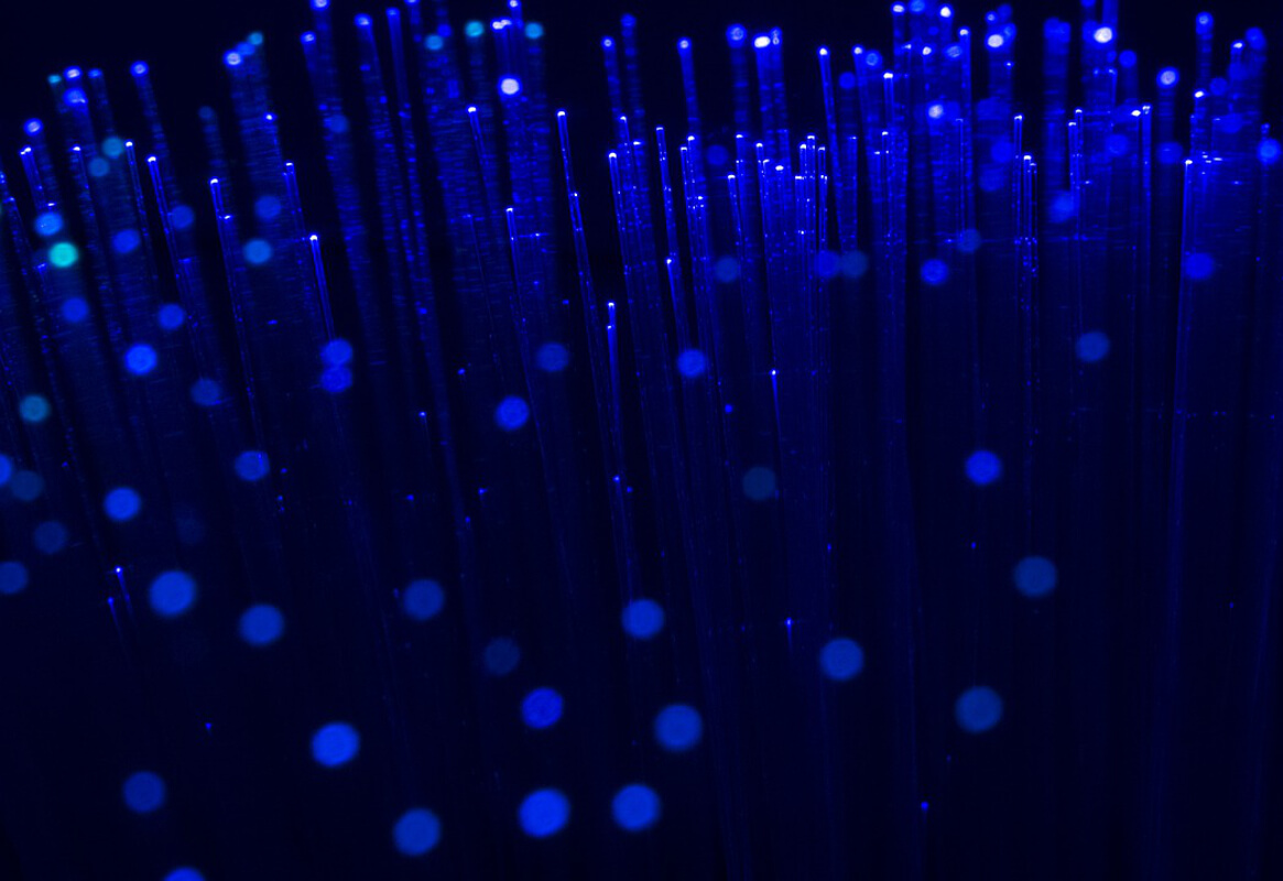 rede de fibra óptica